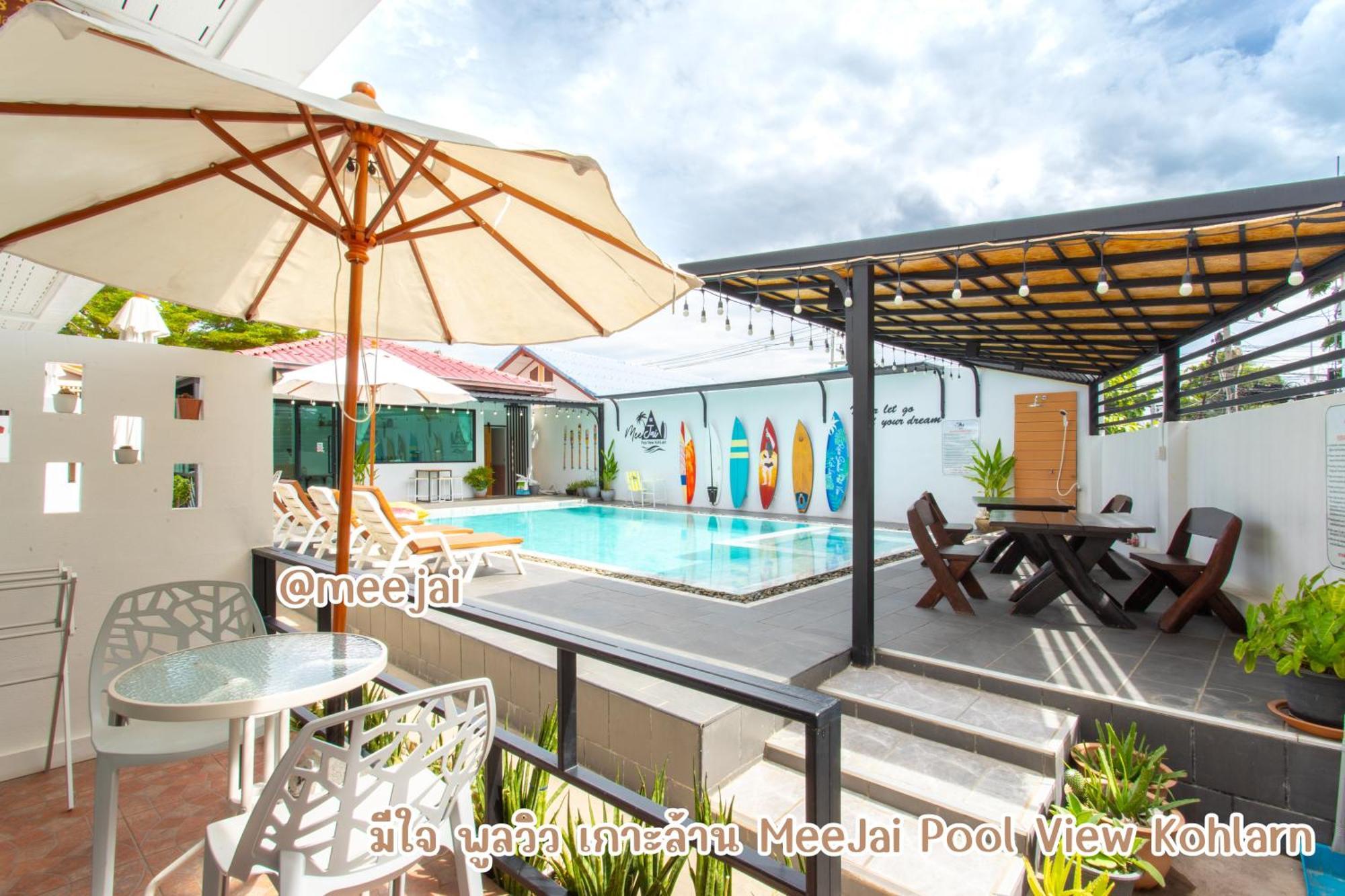 มีใจ พูลวิว เกาะล้าน Meejai Pool View Kohlarn Hotel Exterior photo