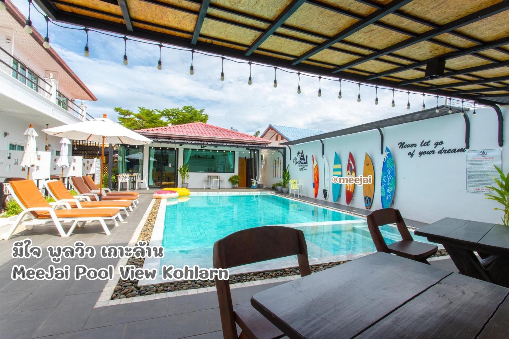 มีใจ พูลวิว เกาะล้าน Meejai Pool View Kohlarn Hotel Exterior photo